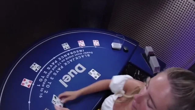 Bonnie Blue POV Of Spongebob On Duel Casino Fuck