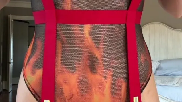 Christina Khalil Firefighter Costume Teasing Tits Leak Video
