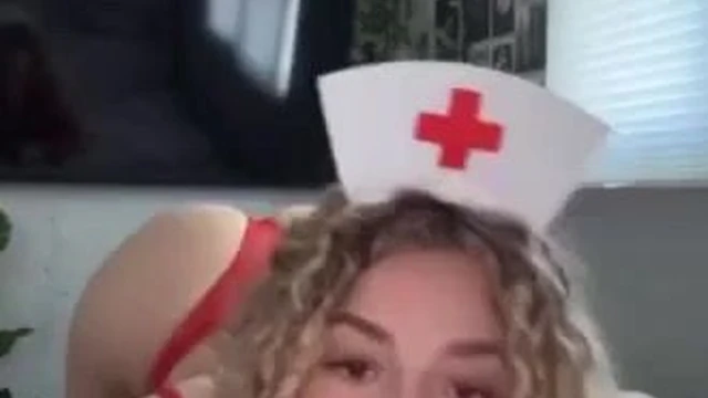 Kira Pregiato Sucks A Vibrant Red Toy In Bed