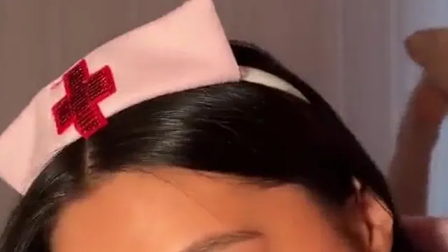 Caryn Beaumont Sucks Cock In Nurse Outfit
