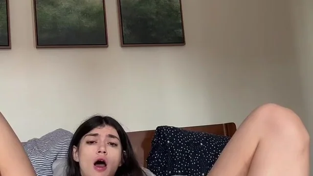 Amira Brie Pleasures Herself With A Giant Toy