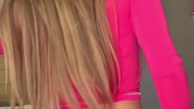 SophieRaiin Teases In Scanty Pink Lingerie