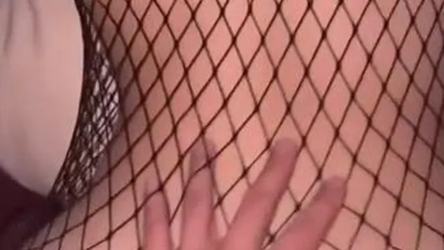 Tvylor Afterdark Gets Filled In A Lace Fishnet Bodysuit