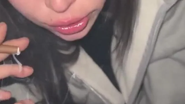 Mewslut Gags On Cock During Intense Car Facefucking Session