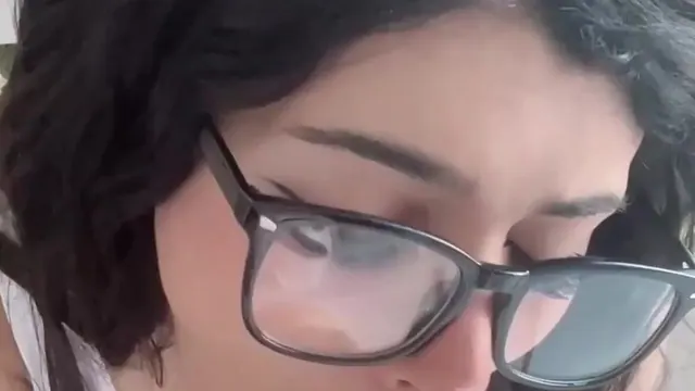 Tattooed Brunette Woffee Sucks A Toy In POV Style