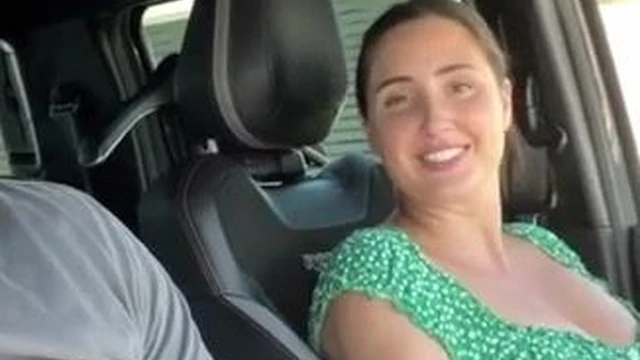 Isabelle Eleanore Gives Head And Rides Her Hubby In A Vehicle