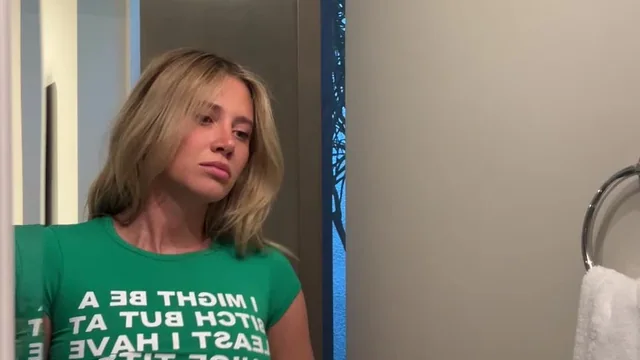 Chyburd Tits Droping Out And Teasing On Mirror Leak Onlyfans Video